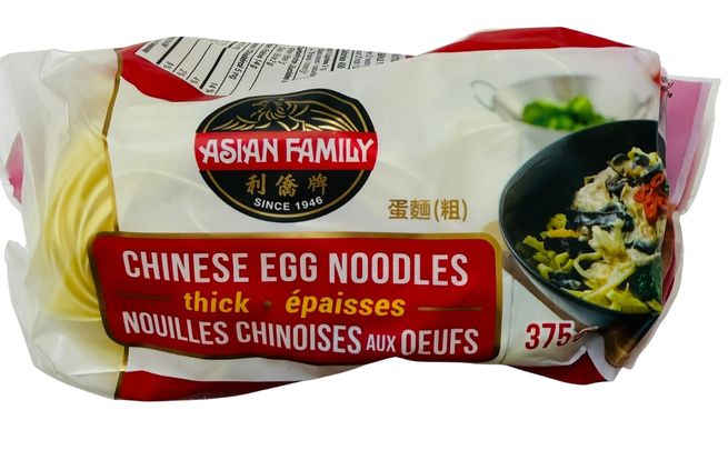 Asian Family Chinese Egg Noodles (Thick) 375g