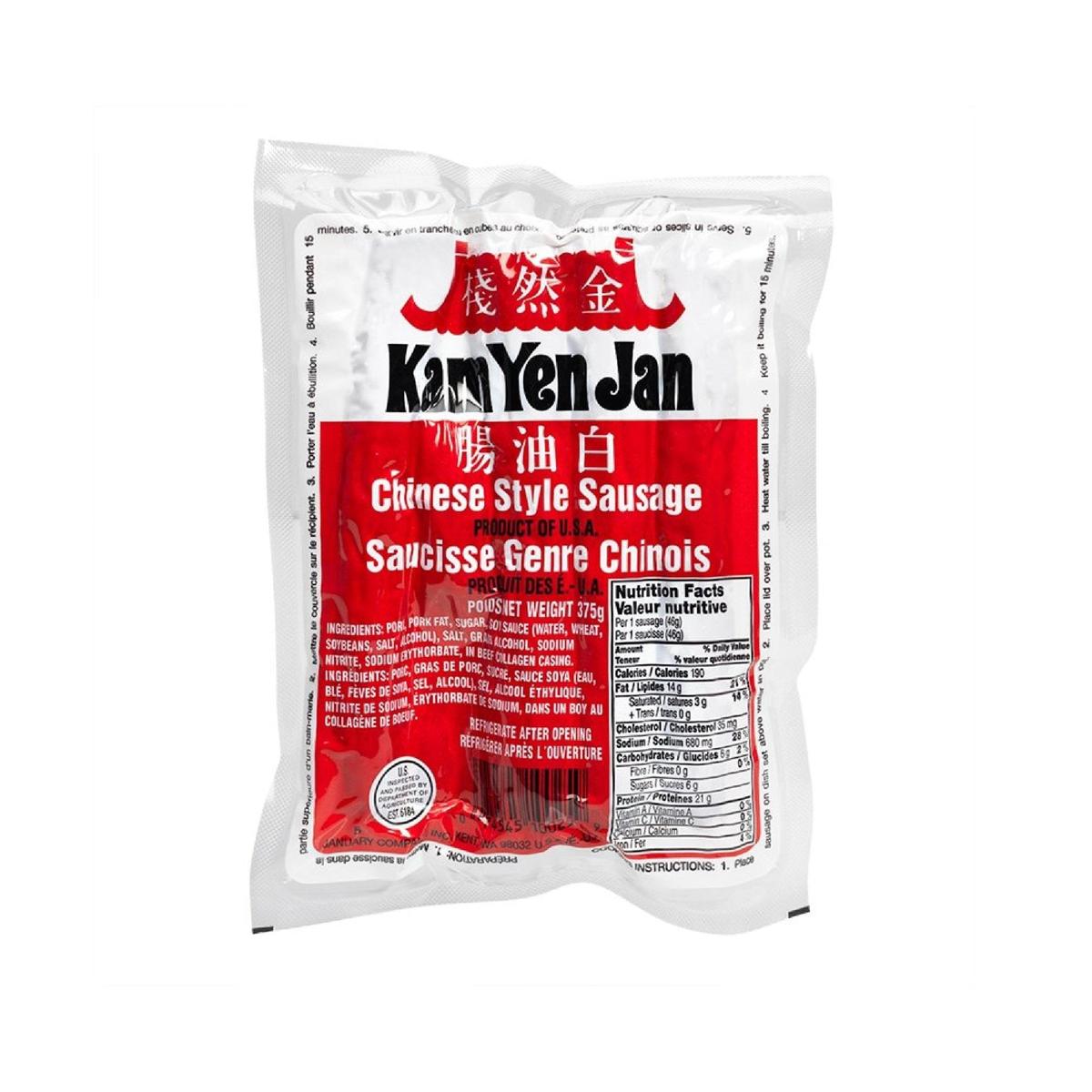 KYJ PORK CHINESE SAUSAGE LC 375 G