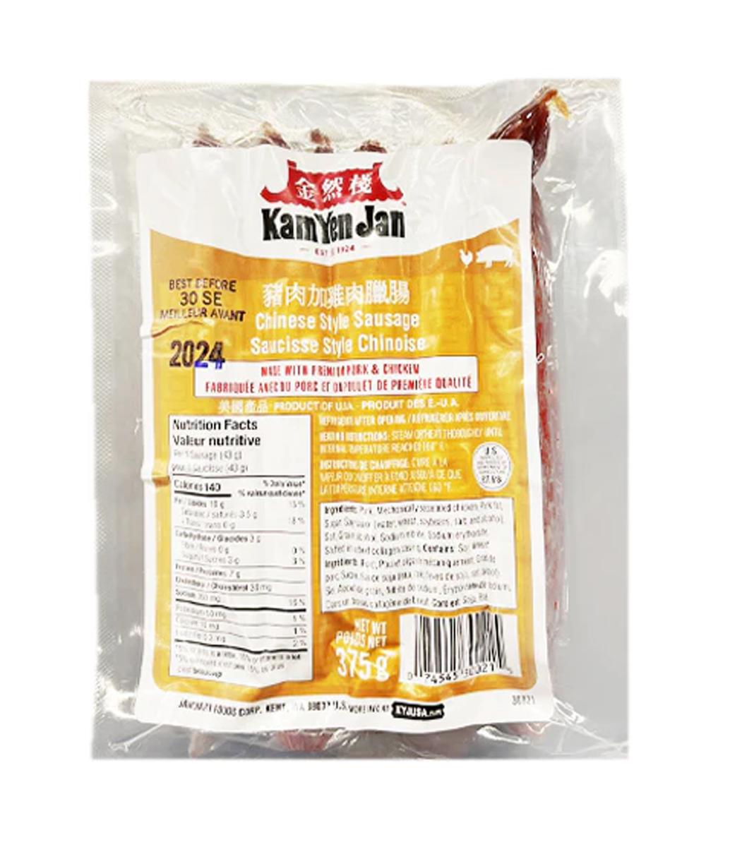 KYJ Pork/Chick Ch LC Sausage 375g